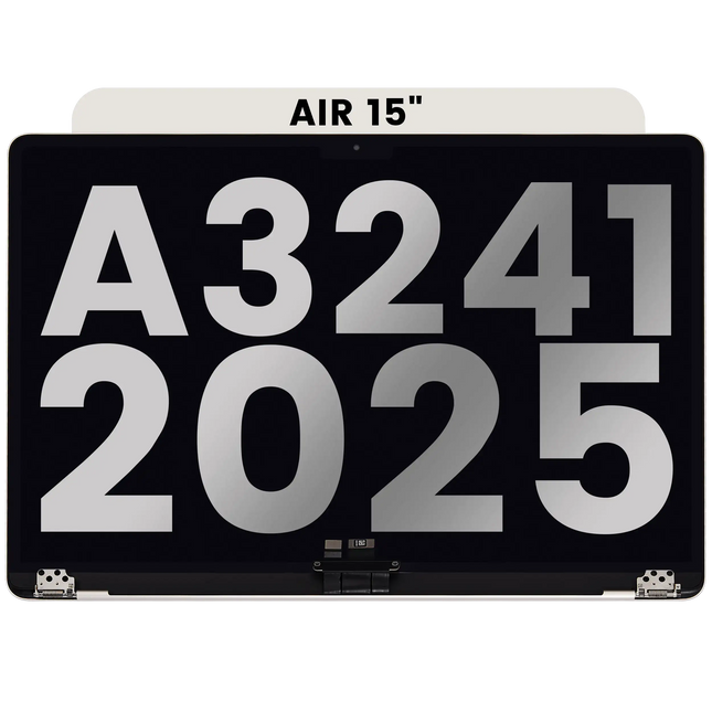 For MacBook Air 15-inch 2025 M4 A3241 / LCD with Front Cover / starlight (Premium OEM)(SKU:1578415)