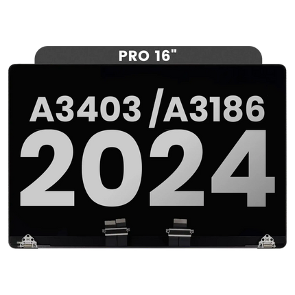 For MacBook Pro 16-inch 2024 M4 Pro / M4 Max A3403 A3186 / LCD with Front Cover / space black (Premium OEM)(SKU:1578406)