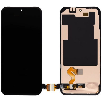 For Google Pixel 9 Pro XL 6.78 inch OLED Assembly With Socket / With Finger Print Flex Black (Aftermarket Plus)(SKU:1577269)
