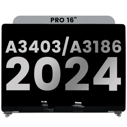 For MacBook Pro 16-inch 2024 M4 Pro / M4 Max A3403 A3186 / LCD with Front Cover / silver (Refurbished)(SKU:1575928)