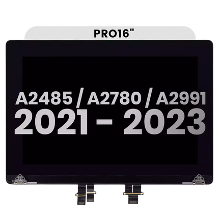 For MacBook Pro 16-inch 2021-2023 A2485 A2780 / LCD with Front Cover / silver (Refurbished)(SKU:1575922)