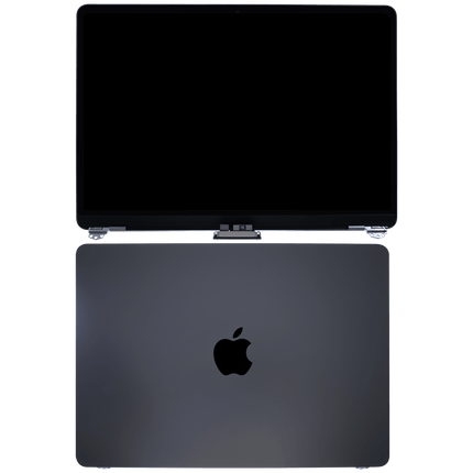 For MacBook Air 13-inch 2024 M3 A3113 / LCD with Front Cover / With Logo / space gray (Premium OEM)(SKU:1564517)
