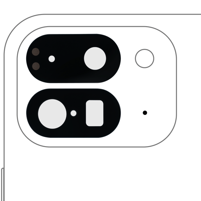 For Google Pixel Fold Camera Lens/With Sticker (Aftermarket Plus)(SKU:1573335)