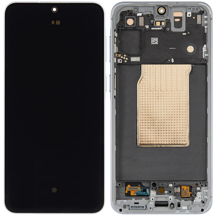 For Samsung Galaxy A57 5G A576 OLED assembly with frame Icyblue (Aftermarket Plus) (SKU: 1573204)