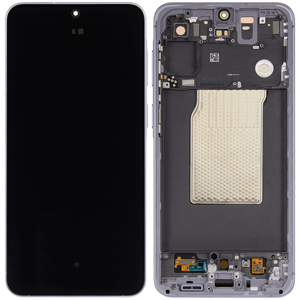 For Samsung Galaxy A57 5G A576 OLED assembly with frame Lilac (Aftermarket Plus) (SKU: 1573205)