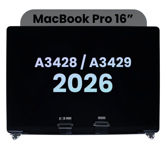 For MacBook Pro 16-inch 2026 A3428 A3429 / LCD with Front Cover / space black (Premium OEM)(SKU:1578411)