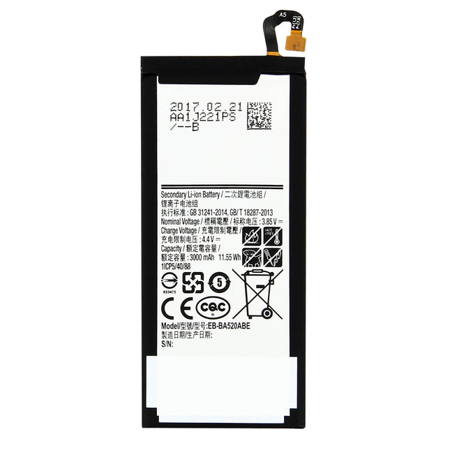 For Samsung Galaxy A5 2017/A520 | Battery | Black | EB-BA520ABE (Premium OEM)