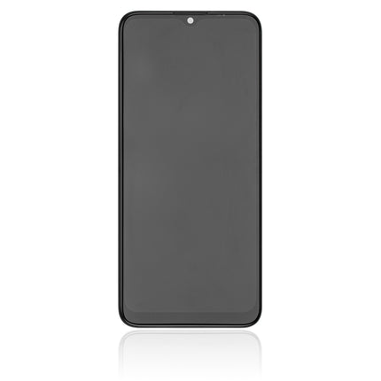 For Motorola E7i Power LCD Assembly with Frame Black(Refurbished)(SKU:1498803)