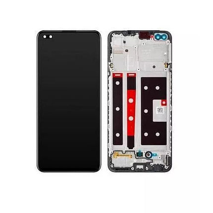 For OPPO A93 4G OLED Assembly with Frame Black(Aftermarket Plus)(SKU:1529773)