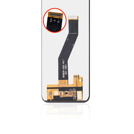 For Motorola E6i | LCD Assembly(No Logo) | Black(Refurbished)