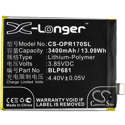 For OPPO R17 | Battery | (Aftermarket Plus)