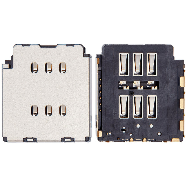For iPhone 15 pro Sim Card Reader Flex Cable/Single Card/15 Pro Max Premium OEM (SKU:1563056)