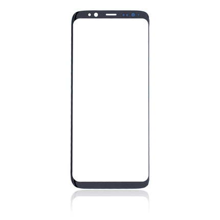 For Samsung Galaxy S8 / G950 front glass lens With OCA Black (Aftermarket Plus)***DE Warehouse***(SKU:1507062)