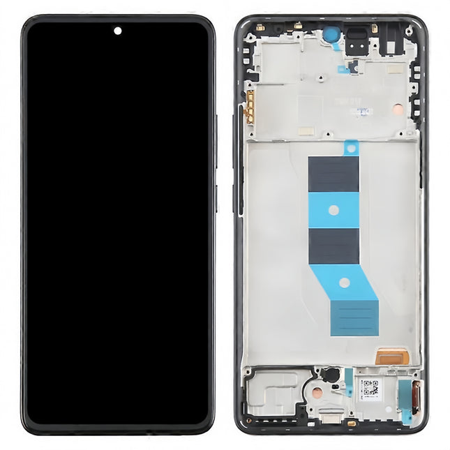 For Xiaomi Redmi Note 14 5G TFT LCD assembly with Frame Black (Aftermarket) (SKU:1564506)