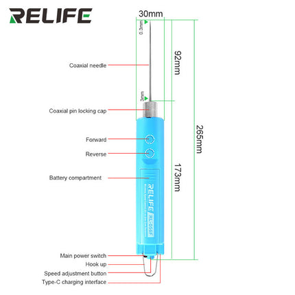 RELIFE RL-056F wireless speed control integrated glue remover(SKU:1561684)