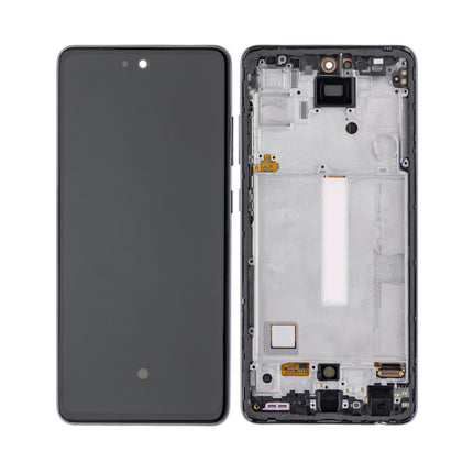 For Samsung Galaxy A52s 5G/A528 A525 / A526 4G / 5G OLED assembly With frame / black  (Refurbished)(SKU:1482273)