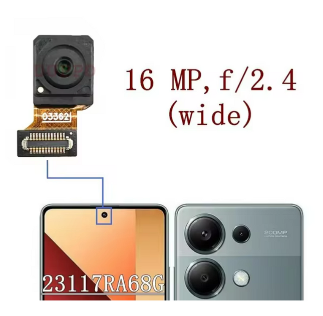 For Xiaomi Redmi Note 13 Pro 4G Front Small Camera (Premium OEM)