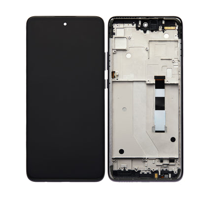 For Motorola One 5G Ace LCD assembly With Frame Black Refurbished (SKU:1563437)