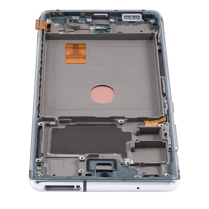 For Samsung Galaxy S20 FE/S20 FE 5G/Dark Blue OLED assembly With Frame Dark Blue(Refurbished)(SKU:1476879)