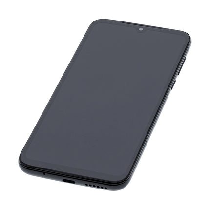 For Motorola G8 Plus LCD Assembly with Frame Black(Refurbished)(SKU:1498791)