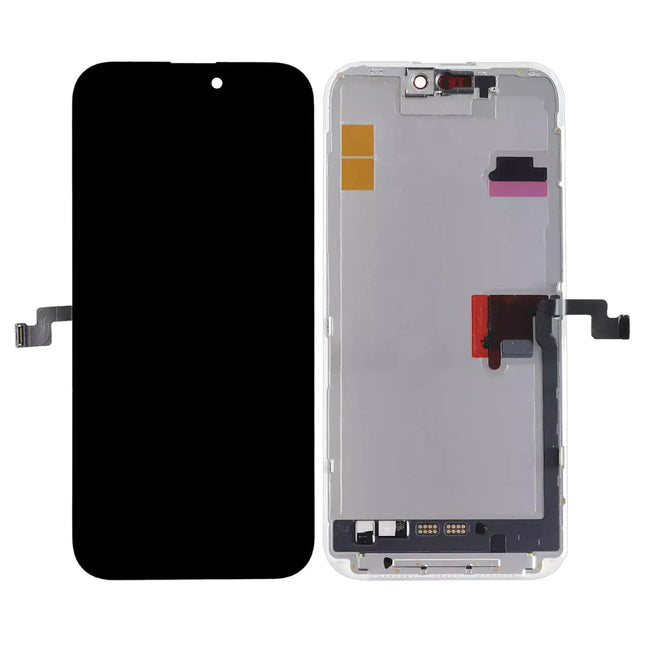 For iPhone 16 Pro Max OLED assembly Soft Oled / changeable IC / 120HZ Black / JK (Aftermarket Plus) (SKU: 1571059)