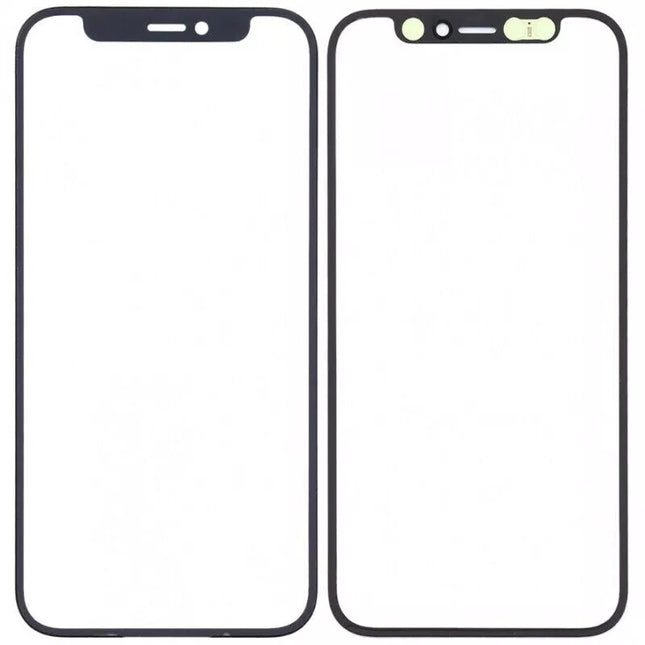 For iPhone 12 Mini Front Glass Lens With OCA | Black(Aftermarket Plus)