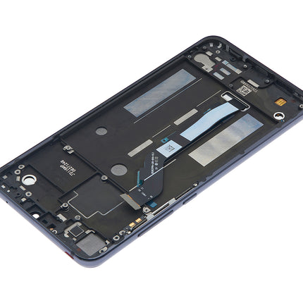 For xiaomi 8 Lite LCD Assembly With Frame Black(Refurbished)(SKU:1479645)