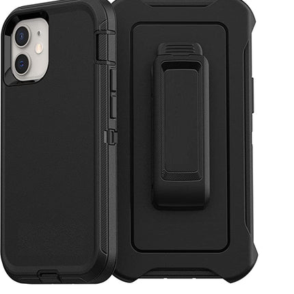 For iPhone 12 Mini no logo phone case|Black