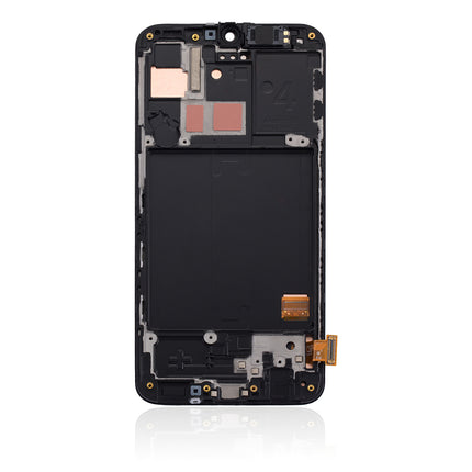 For Samsung Galaxy A40 / A405F LCD Assembly / OLED / With Frame Black (Refurbished)***DE Warehouse***(SKU:1506999)