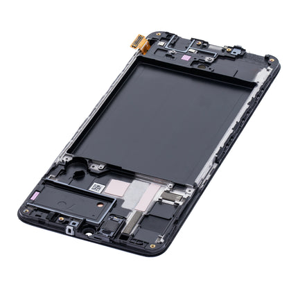 For Samsung Galaxy A70/A705 4G / OLED assembly With frame / black  (Refurbished)(SKU:1134927)