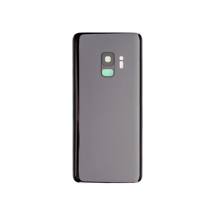 For Samsung Galaxy S9/G960 Back Cover With Camera Cover(No Logo) Black(Aftermarket Plus)(SKU:1087716)