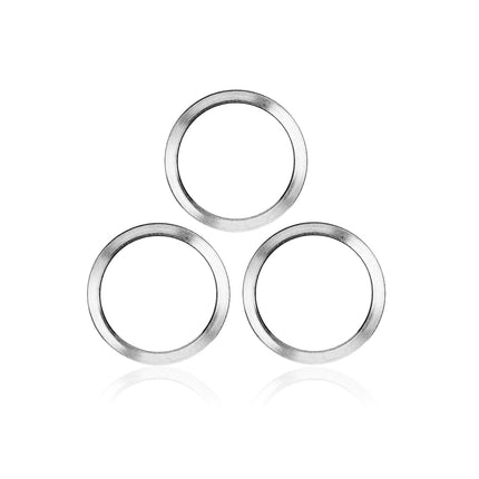For iPhone 12 Pro Back camera ring/3pcs White(Premium OEM)(SKU:1390243)