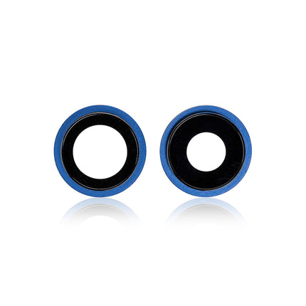 For iPhone 12 Camera Lens With Frame/Sticker Blue(Premium OEM)(SKU:1430906)
