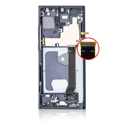 For Samsung Galaxy Note 20 Ultra/N985 LCD Assembly With Frame / OLED /Complete/With Frame / With S-Pen Supported| Black(Aftermarket Plus)(SKU:1506253)