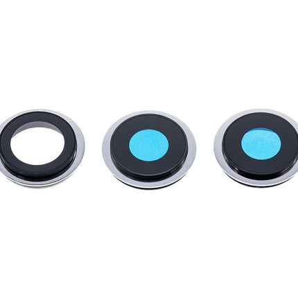 For iPhone 13 Mini Camera Lens With Frame/Sticker White(Premium OEM)(SKU:1481504)