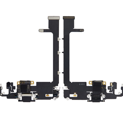 For iPhone 11 Pro Max Charge Port Flex Cable/With IC Black (Refurbished)***DE Warehouse***(SKU:1530806)