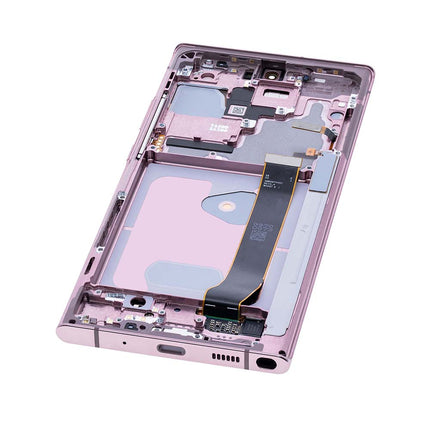For Samsung Galaxy Note 20 Ultra OLED assembly With Frame/Gold Pink(Refurbished)(SKU:1464020)