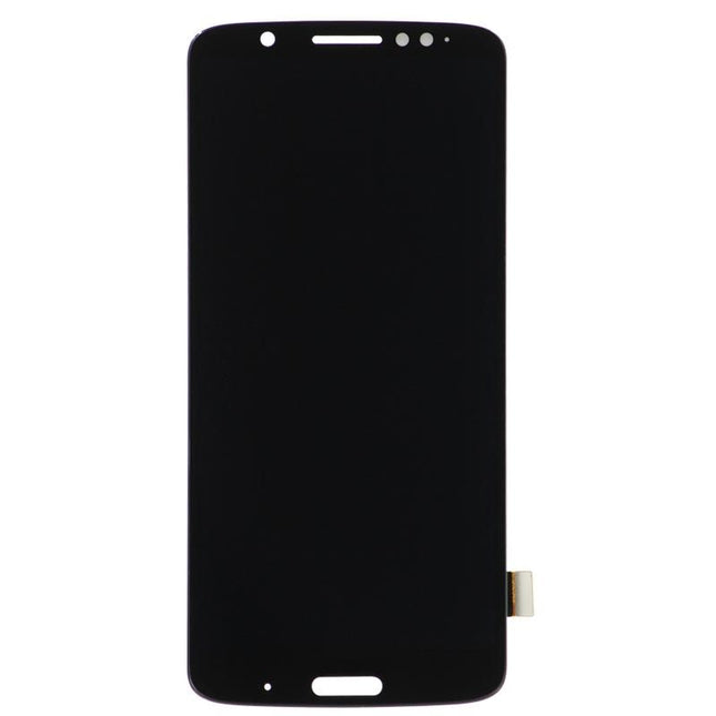 For Motorola G6 plus|LCD Assembly with Frame/no logo|Black(Refurbished)
