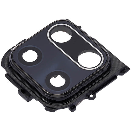 For Xiaomi Redmi Note 9 Pro 4G Camera Lens With Frame/Sticker Black(Premium OEM)(SKU:1453180)
