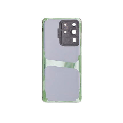 For Samsung Galaxy S20 Ultra Back Cover With Camera Cover(No Logo) Black(Aftermarket Plus)(SKU:1337149)