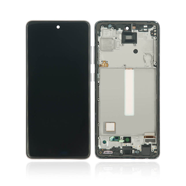 For Samsung Galaxy A52 4G/A525 / A52S  / A526 /A528 LCD Assembly With Frame/Original display window | Black ( Aftermarket Plus ) 