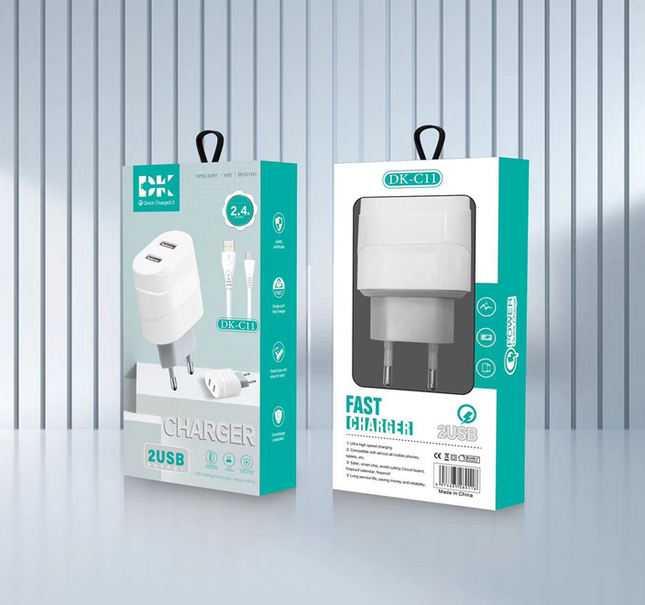 DK-C11/2A Charger + Lighting Cable(European standard)