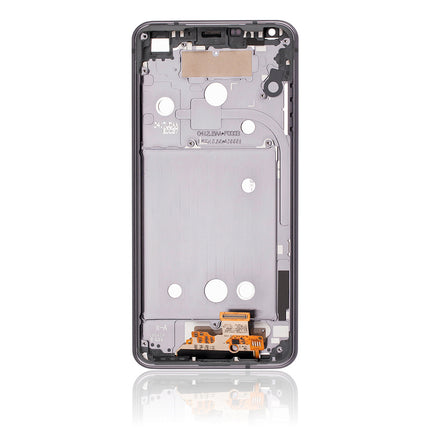For LG G6/h870|LCD Assembly with Frame|Black(Refurbished)(SKU:1478187)