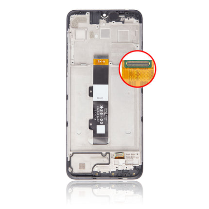 For Motorola G Pure/XT2163 LCD Assembly With Frame Black(Refurbished)(SKU:1529077)