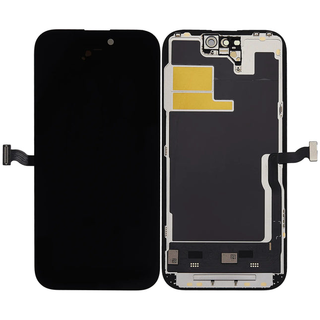 For iPhone 14 Pro with changeable IC / 120HZ OLED Assembly / Soft OLED COF compatible touch (Aftermarket Plus)(SKU:1562479)