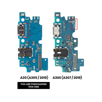 For Samsung Galaxy A30/A305 Charge Port Flex Cable/Earphone Flex Cable (Premium OEM)(SKU:1102472)