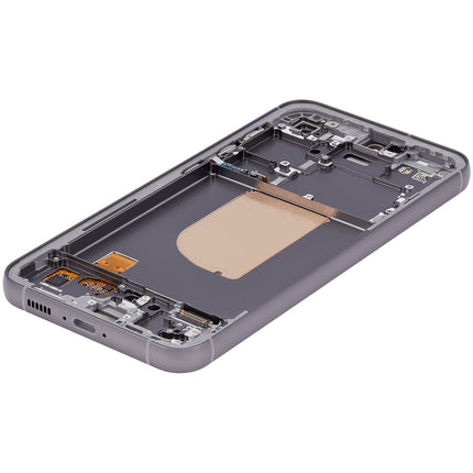 For Samsung Galaxy S23 FEF version OLED assembly With frame / black  (Refurbished)(SKU:1562531)