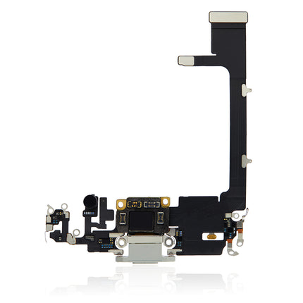For iPhone 11 Pro | Charge Port Flex Cable With IC | White(Refurbished)