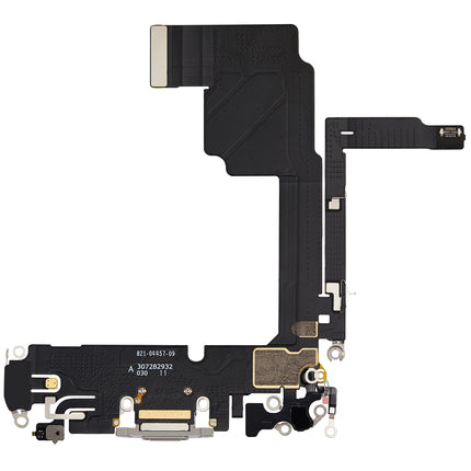 For iPhone 15 Pro Charge Port Flex Cable White (Premium OEM)(SKU:1531105)