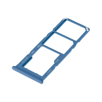 For Samsung Galaxy A02/A022 Sim Card Tray/Dual Sim Card Blue(Premium OEM)(SKU:1474817)